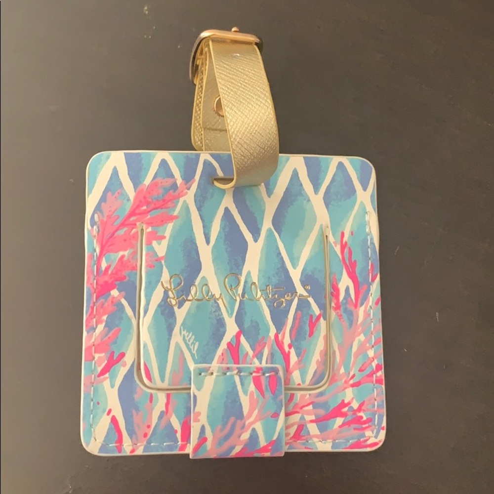 Lilly Pulitzer luggage tag